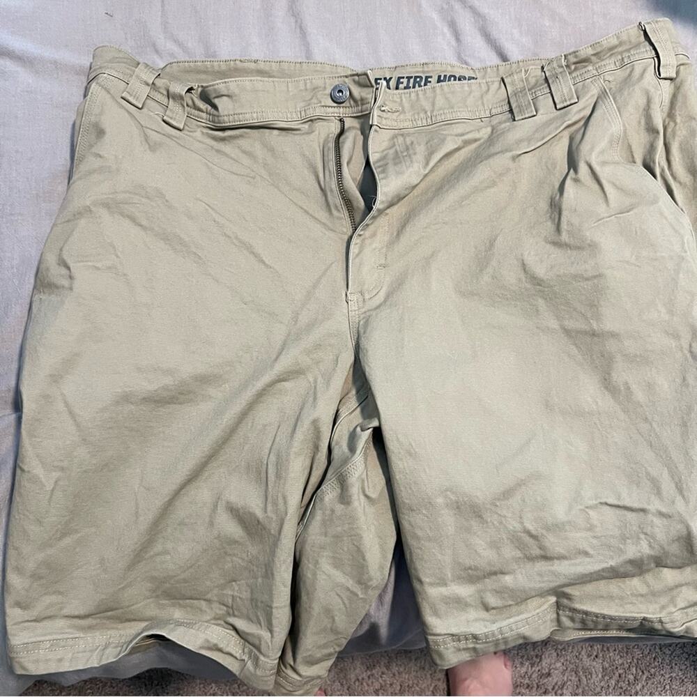 Duluth Khaki Firehose Flex Shorts - Size 46